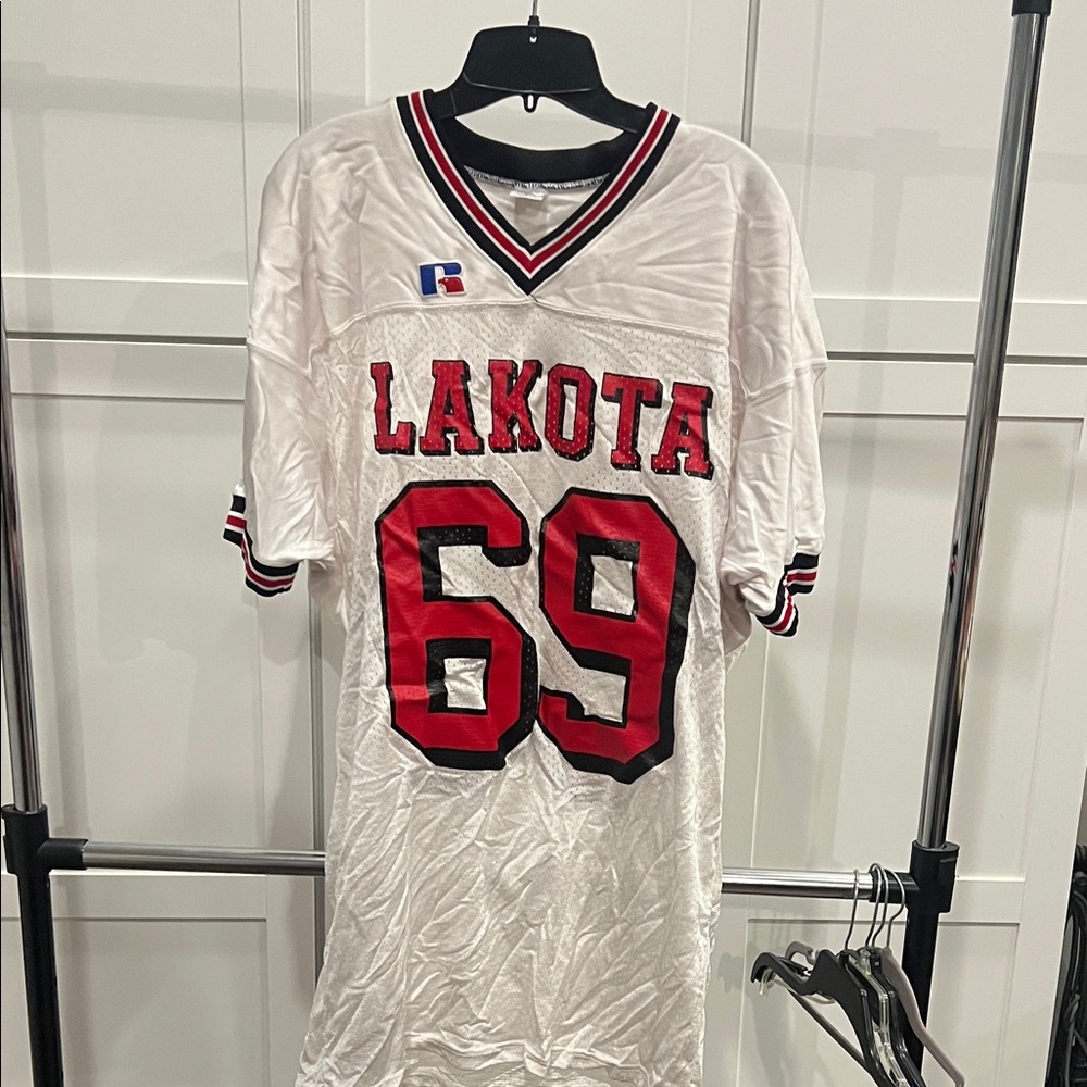 White Vintage  Lakota Sports Jersey #69